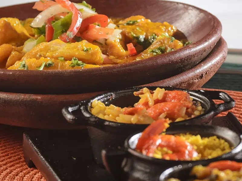 Imagem de um dos pratos típicos da culinária da Bahia
