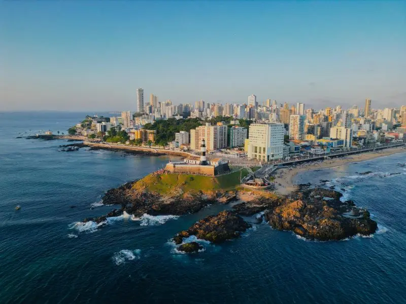 Vista panorâmica da cidade de Salvador