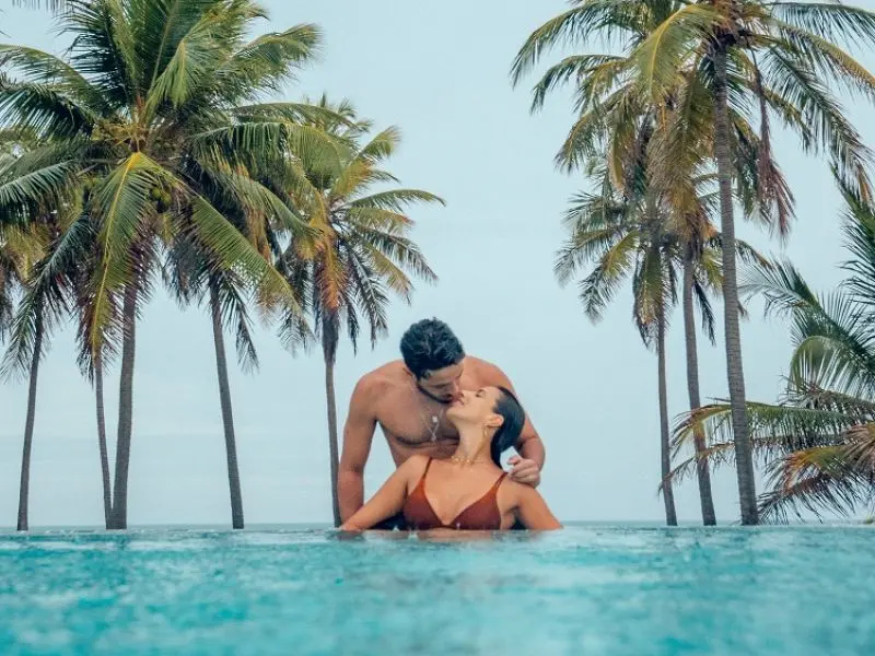 Casal de Namorados na Costa do Sauípe