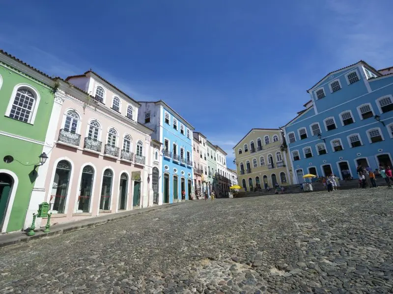 Vista do centro histórico de salvador