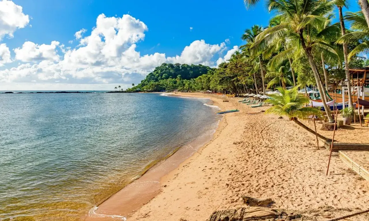Orla da praia em Itacaré
