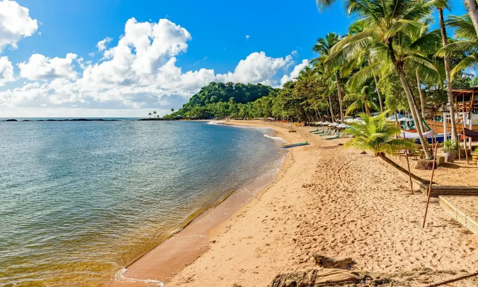 Orla da praia em Itacaré