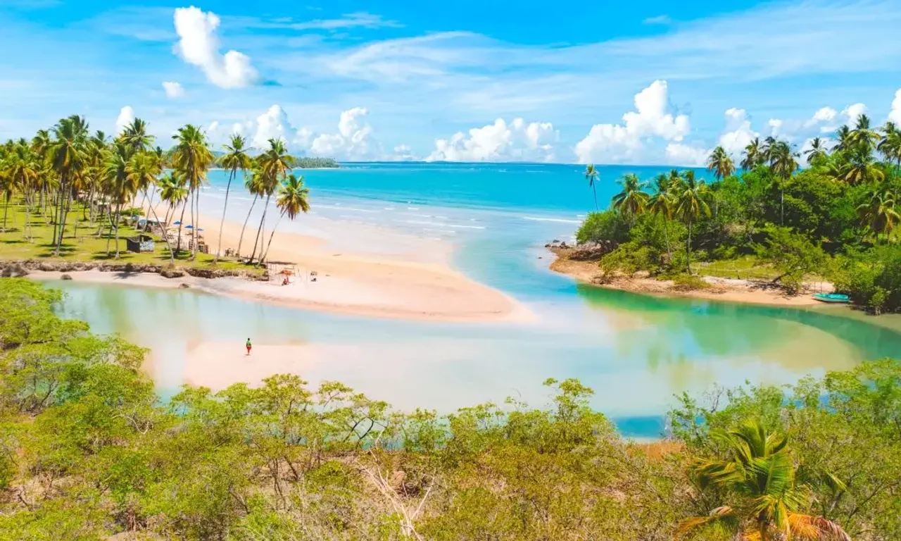 Praia na Ilha de Boipeba